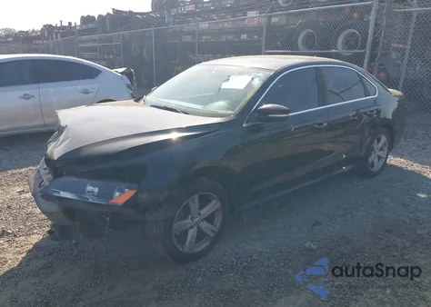 2013 Volkswagen Passat 2.5L Se from USA, damaged, VIN 1VWBP7A31DC042104